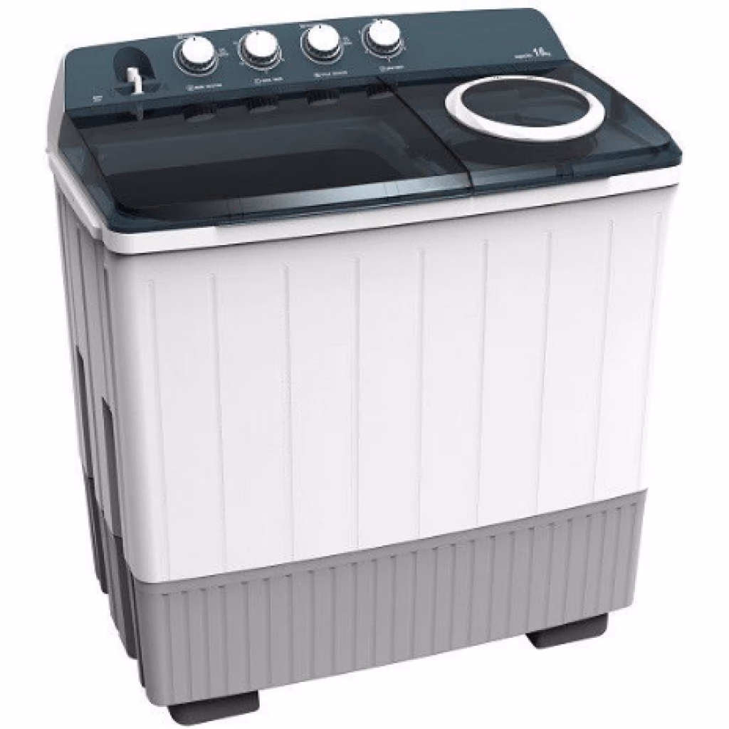 Hisense 14kg Twin Tub Washing Machine WSBE141 – White.