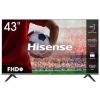 Hisense 43" Full HD LED Digital TV With Inbuilt Free To Air Decoder 43A3G - Black. Full High Definition USB Video Screen Size: 43 Inches Display Technology: LED Digital DVB-T2 Ready Resolution: UHD Ready 43A3G