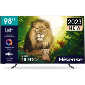 Hisense 98" Mega ULED 4K TV; Premium Quantum Dot Smart TV.