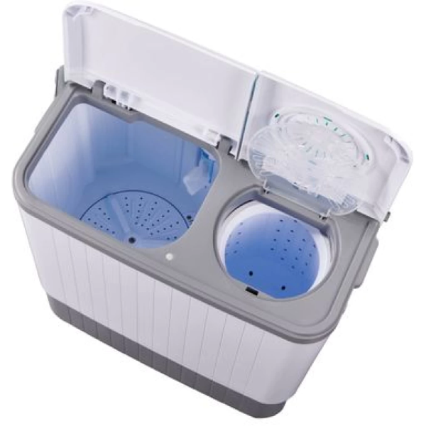 Hisense 7kg Twin Tub Washing Machine WSBE701; Semi-automatic Washing Machine – White - Image 2