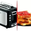 Tefal Express 2 Slot Bread Toaster With Ban Warmer, Stainless Steel  - TT365027 - Image 3