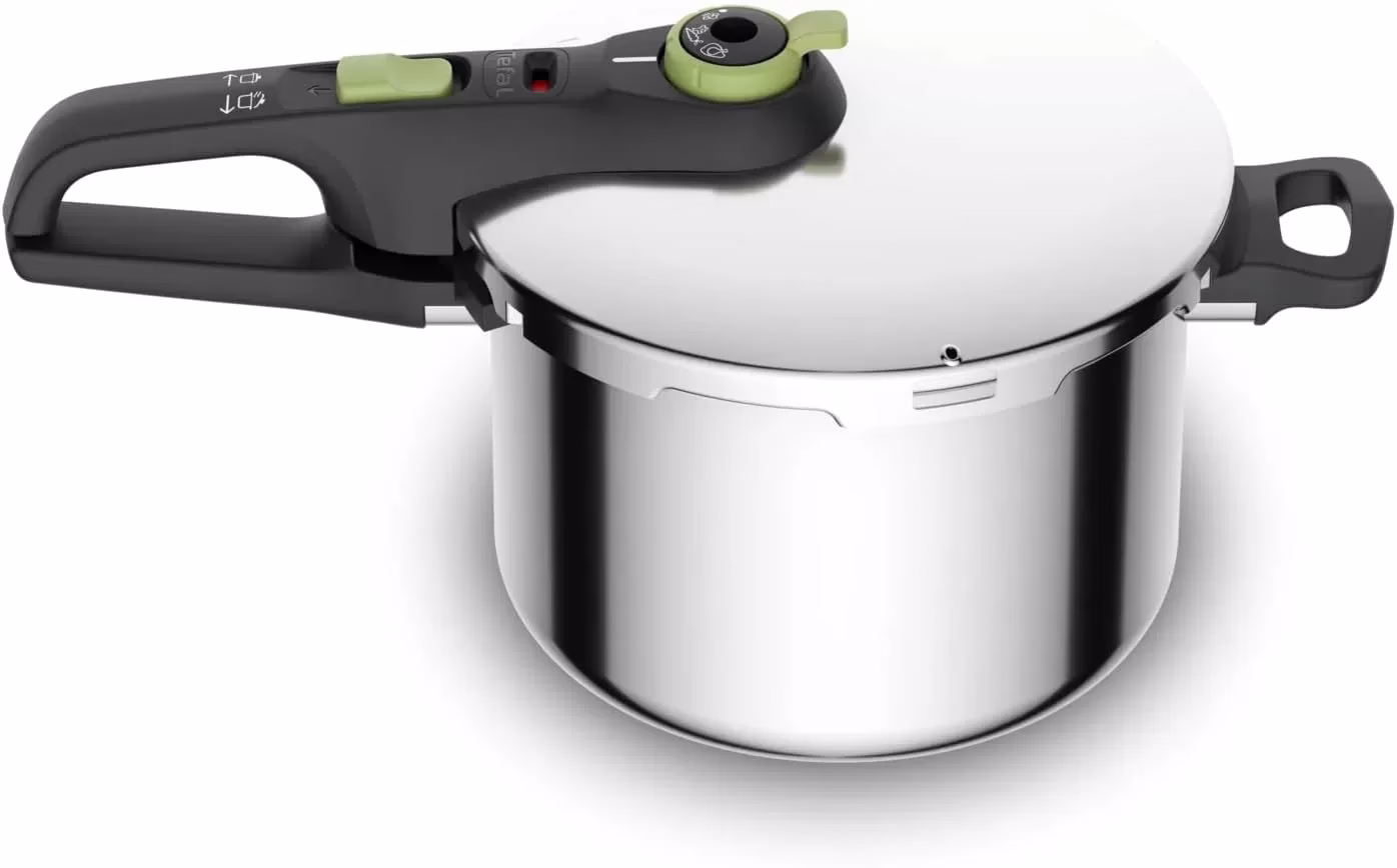 Tefal Secure 5 Neo Pressure Cooker, 6 Litre, Stainless Steel, P2530752, Silver