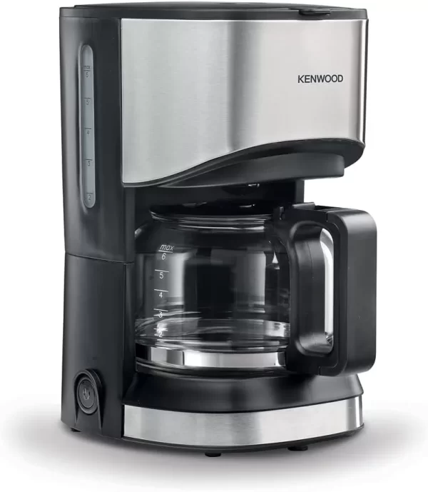 Kenwood Coffee Maker CMM05, Up To 6 Cups, Drip Coffee And Americano, 550W, Reusable Filter, Anti Drip - Black/Silver - Image 2