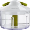 Tefal K1330404 Manual Food Chopper and Mixer, Stainless Steel Blades for Vegetables, Onions, Herbs and Nuts, 5 Second Chopper, 500 ml, Green - Image 3