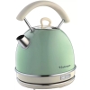 Ariete 2877 Retro Style Cordless Dome Kettle, Filter, 1.7 Litre Capacity, Vintage Design - Green
