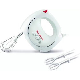 Moulinex Easy Max Hand Mixer HM250127, 200 Watts - White.