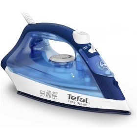 Tefal Easy Steam, Steam Iron FV1941M0, Non-stick, Anti-scale, 220 ml, 1200 Watts, Blue.