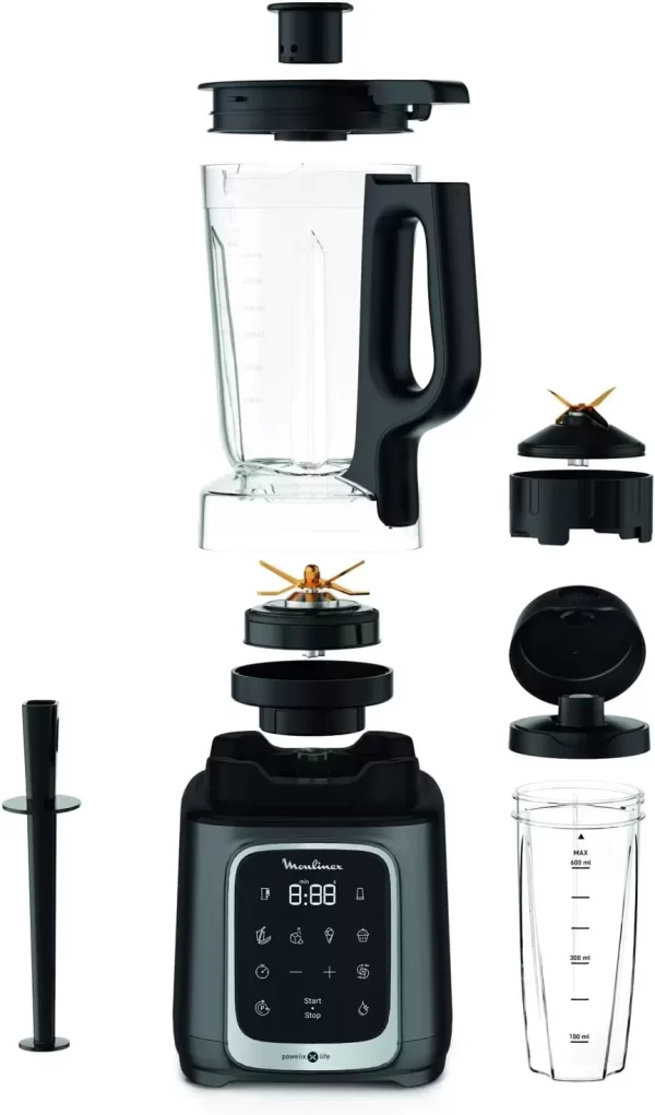 Moulinex Digital Blender LM91HD27, InfinyMix+, 1.75L Tritan Jar,Travel Cup, 5 Auto Programs + Manual Control - Image 10