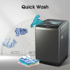 Hisense 17kg Top Loading Fully Automatic Washing Machine, WT3T1723UT – Grey - Image 3