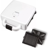 Kenwood 4 Slots 2-in-1 Sandwich Maker & Grill SMP94, 2 Sets of Non Stick Multifunctional Plates for Grilling and Toasted Sandwiches - White