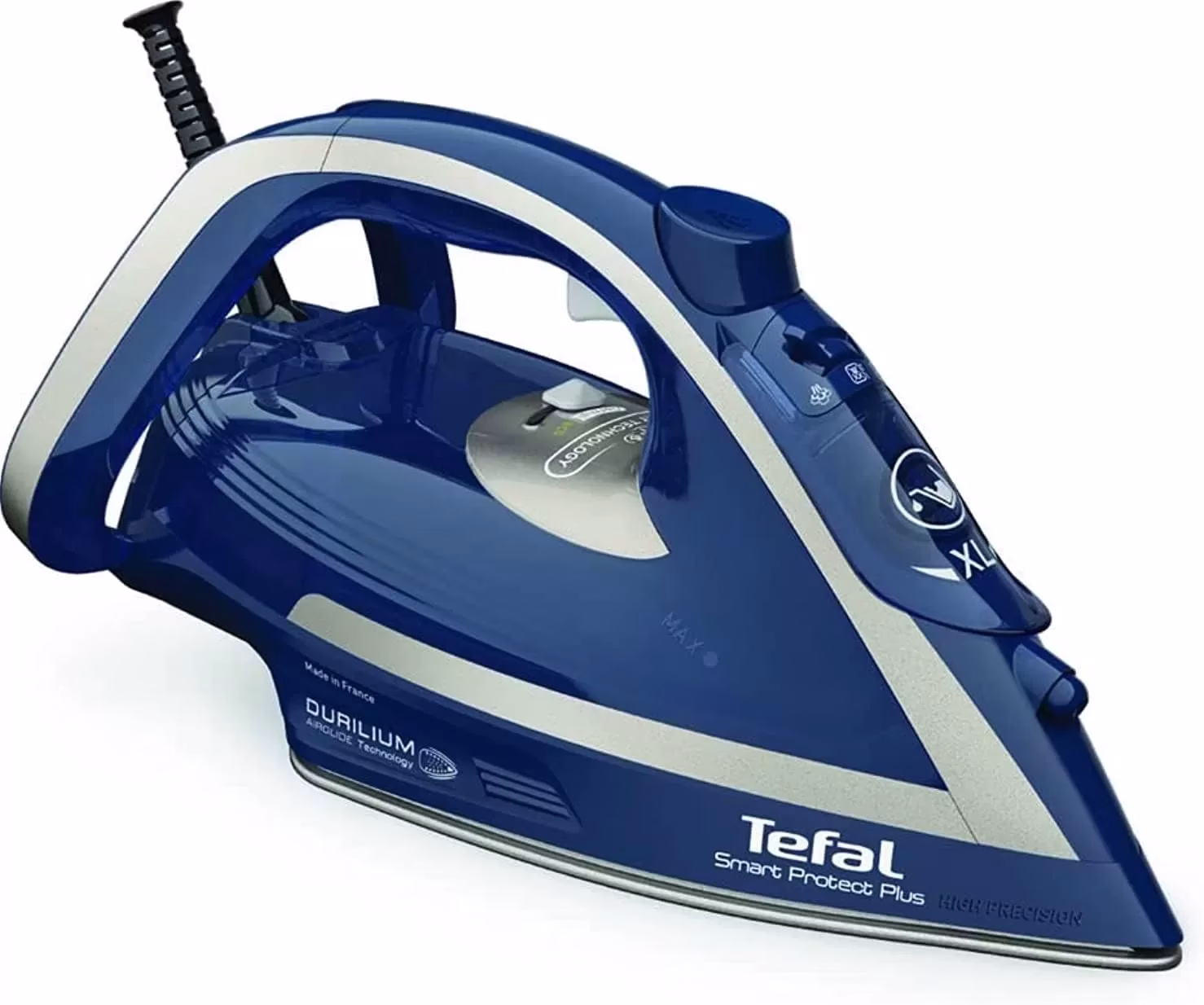 TEFAL Smart Protect+ Steam Iron, 270 ml, 2800 Watts.