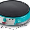 ARIETE 0202 Partytime Crepe Maker 1000 W Turquoise - Image 6