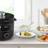 Moulinex 5L Turbo Cuisine Electric Pressure Cooker CE753827 - Black - Image 5