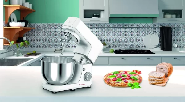 Moulinex Masterchef 4.8L Kitchen Machine QA150127, Stand Mixer, Dough Mixer, Beater, Whisk, 800-watt Motor - Image 2