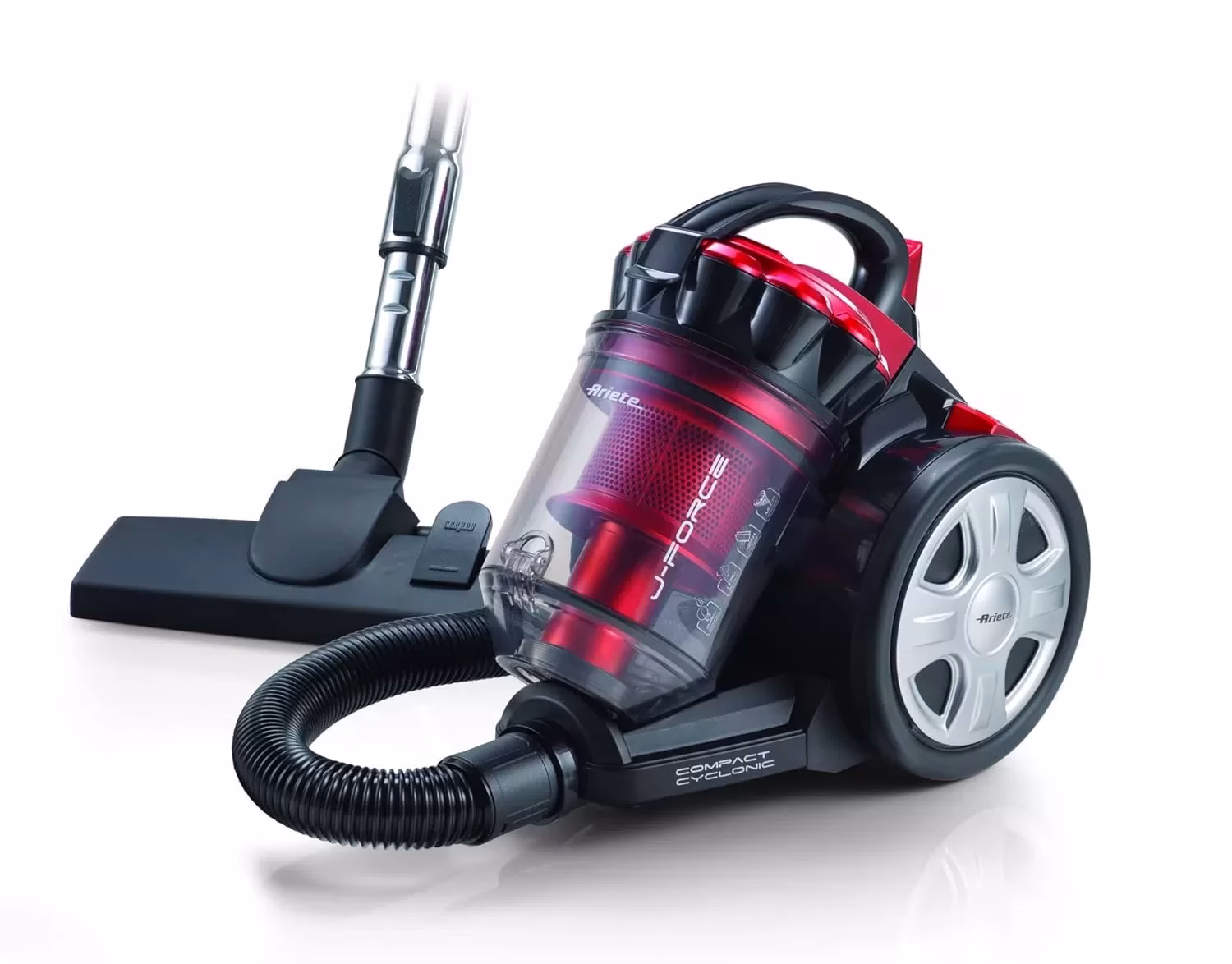 Ariete Dry Vaccum Cleaner Bagless 700W 3.0L ASPD2753- Red / Black
