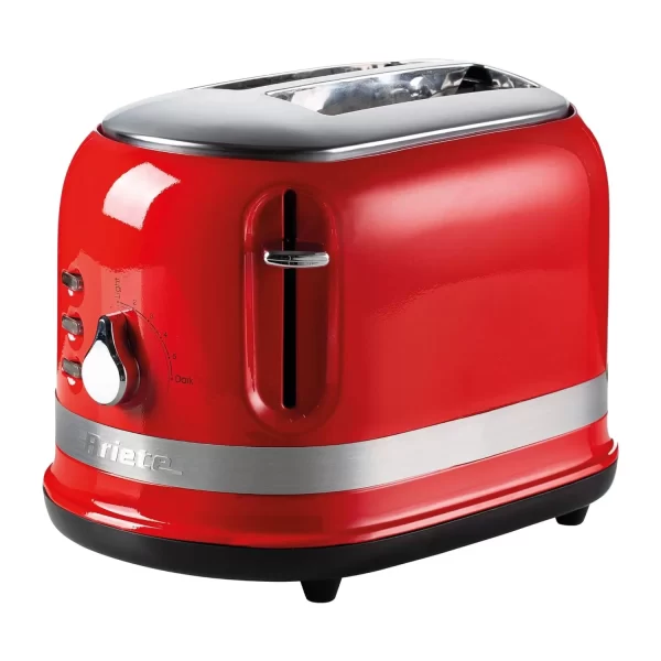 Ariete 0149R Moderna 2 Slice Toaster, Defrost, Heating & Cooking Function, Red - Image 5