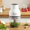 MOULINEX Moulinette Essential Chopper DJ520127, 300 Watts, Plastic,White/Black, - Image 3