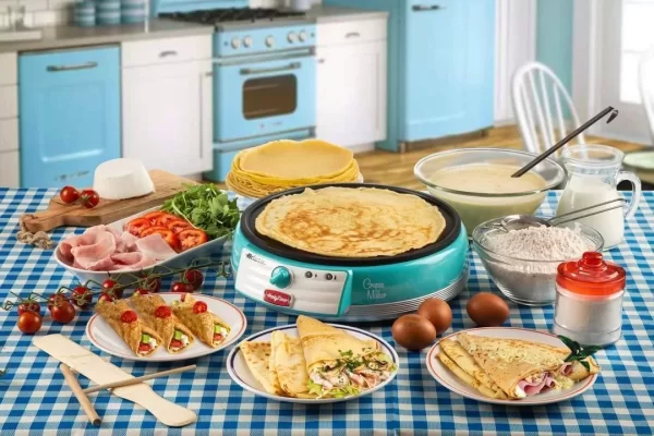 ARIETE 0202 Partytime Crepe Maker 1000 W Turquoise - Image 5