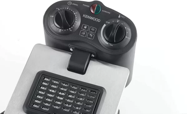 Kenwood DFM50 Deep Fryer 3L 2000W With View Window And Stainless Steel Lid Silver/Black - Image 3
