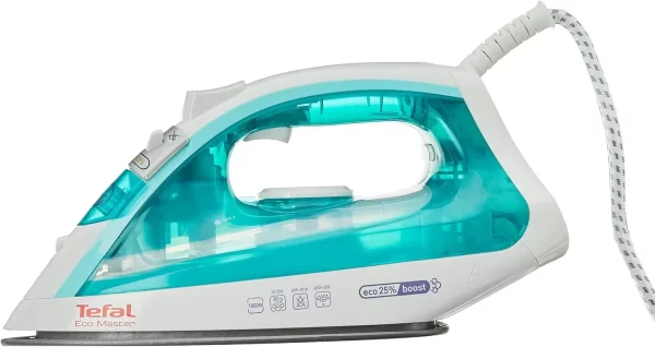 Tefal EcoMaster Steam Iron FV1721M0, 1800 W - Spray + Steam Trigger - Green - Image 2