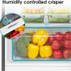 Hisense 419L Double Door Fridge RT419N4DGN; Top Mount Freezer Frost Free Refrigerator With Water Dispenser – Silver - Image 4