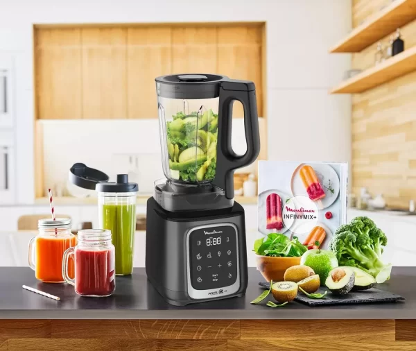 Moulinex Digital Blender LM91HD27, InfinyMix+, 1.75L Tritan Jar,Travel Cup, 5 Auto Programs + Manual Control - Image 6
