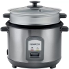 Kenwood 2-in-1 Rice Cooker 2.8L RCM71, 16-Cups Rice with Food Steamer Basket - Silver