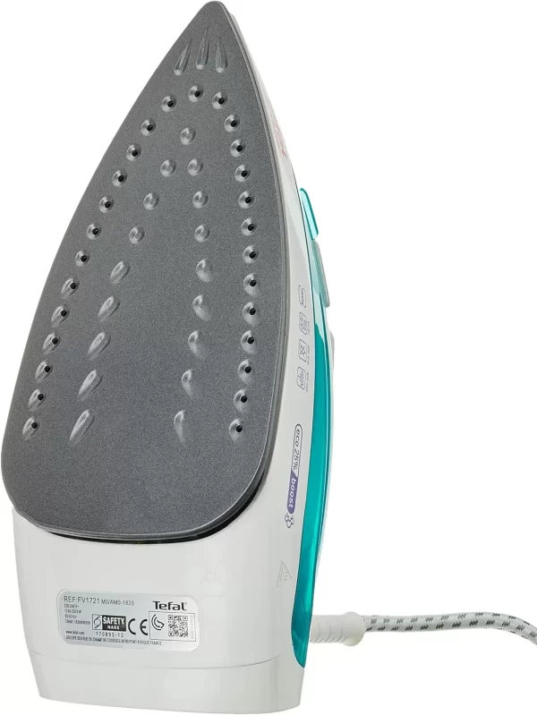 Tefal EcoMaster Steam Iron FV1721M0, 1800 W - Spray + Steam Trigger - Green - Image 4