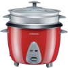 KENWOOD 2-in-1 Rice Cooker RCM44, 1.8L 10-Cups Rice with Food Steamer Basket - Red