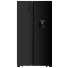 Hisense 670L Side-by-side Refrigerator with Water Dispenser H670SMIA-WD, Total No Frost – Glass Black.