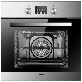 Hisense 60cm Built-in Oven Vith Fan, Digital Display (HBO60103) - Silver