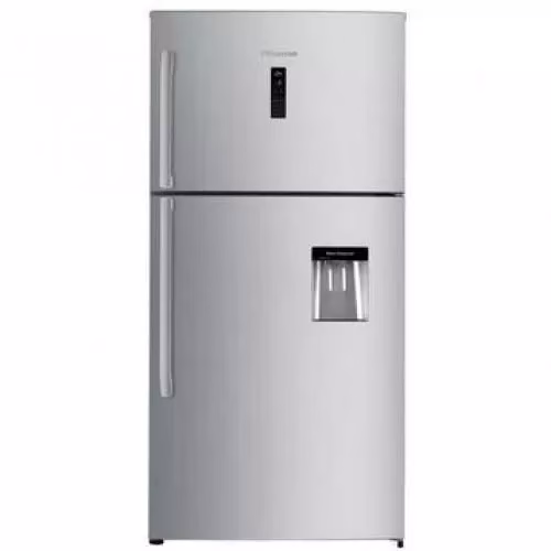 Hisense 715L Fridge, RT715N4ACB Double Door Frost Free Refrigerator With Water Dispenser – Silver