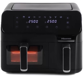 Hisense 8.6-Litre Air Fryer H09AFBK2S5; 2700W, LED Display, Overheat Protection, Touch Control Panel, Auto Shutoff – Black.