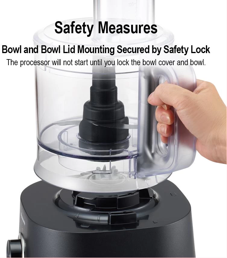 Panasonic Food Processor MKF510KTZ, 800W 9-in-1 25 Functions – Black - Image 7