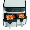 Tefal 8.3L Easy Fry Dual Air Fryer & Grill EY905D40, Roast, Bake, Dehydrate & Broil - Stainless Steel - Image 2