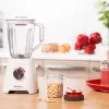 Moulinex Blender BlendForce 2 LM423127, 2L Plastic Jar, 600W, 2 Mills - White - Image 5