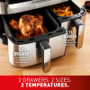 Tefal 8.3L Easy Fry Dual Air Fryer & Grill EY905D40, Roast, Bake, Dehydrate & Broil - Stainless Steel - Image 5