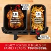 Tefal 8.3L Easy Fry Dual Air Fryer & Grill EY905D40, Roast, Bake, Dehydrate & Broil - Stainless Steel - Image 6