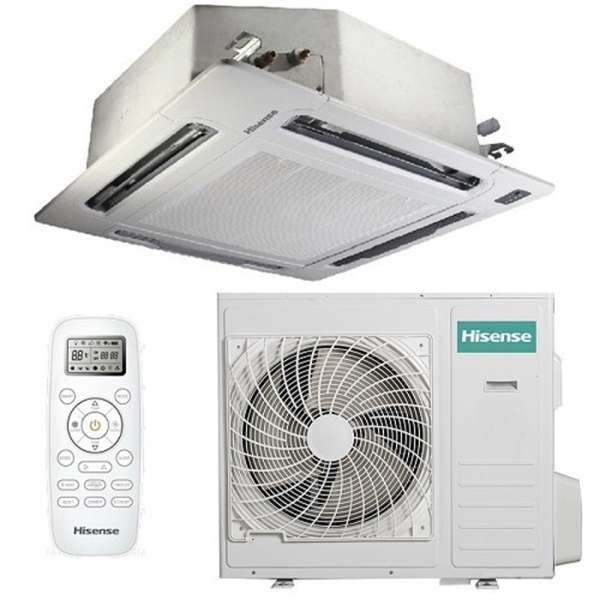 Hisense 18000 BTU Ceiling Cassette Air Conditioner AUC-18HR4SSAA1 -White
