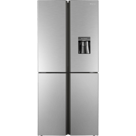 Hisense 515L Multi-Door Refrigerator With Water Dispenser, Total No Frost Fridge – Silver
