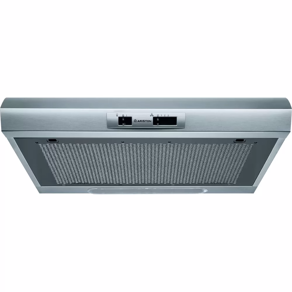 Ariston Cooker Hood 60cm SL-161 IX, 2-In-1 Self Extraction Slim Hood (Free Standing – Easy Installation) – Silver – Poland – Kitchen Extractor Fan