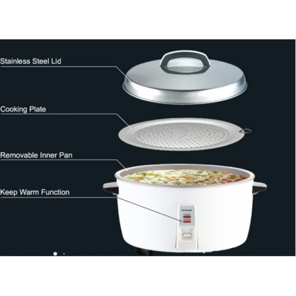 Panasonic 7L Conventional Rice Cooker SR-GA721, (Family, Restaurant, Hotel), Keep Warm, Auto Off - Image 2