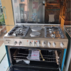 Hisense Cooker 90x60cm 4-Gas Burners And 2-Electric Plate HF942GEES, Electric Oven, Auto Ignition, Flame Failure Protection, Grill, Rotisserie – Inox.