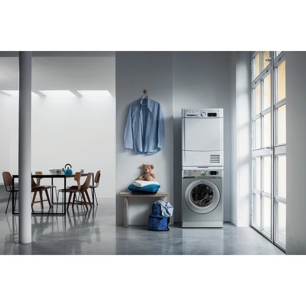 Indesit 9/6kg Washer Dryer Combination Washing Machine, XWDE961480; 1400rpm – Italy – Silver - Image 7