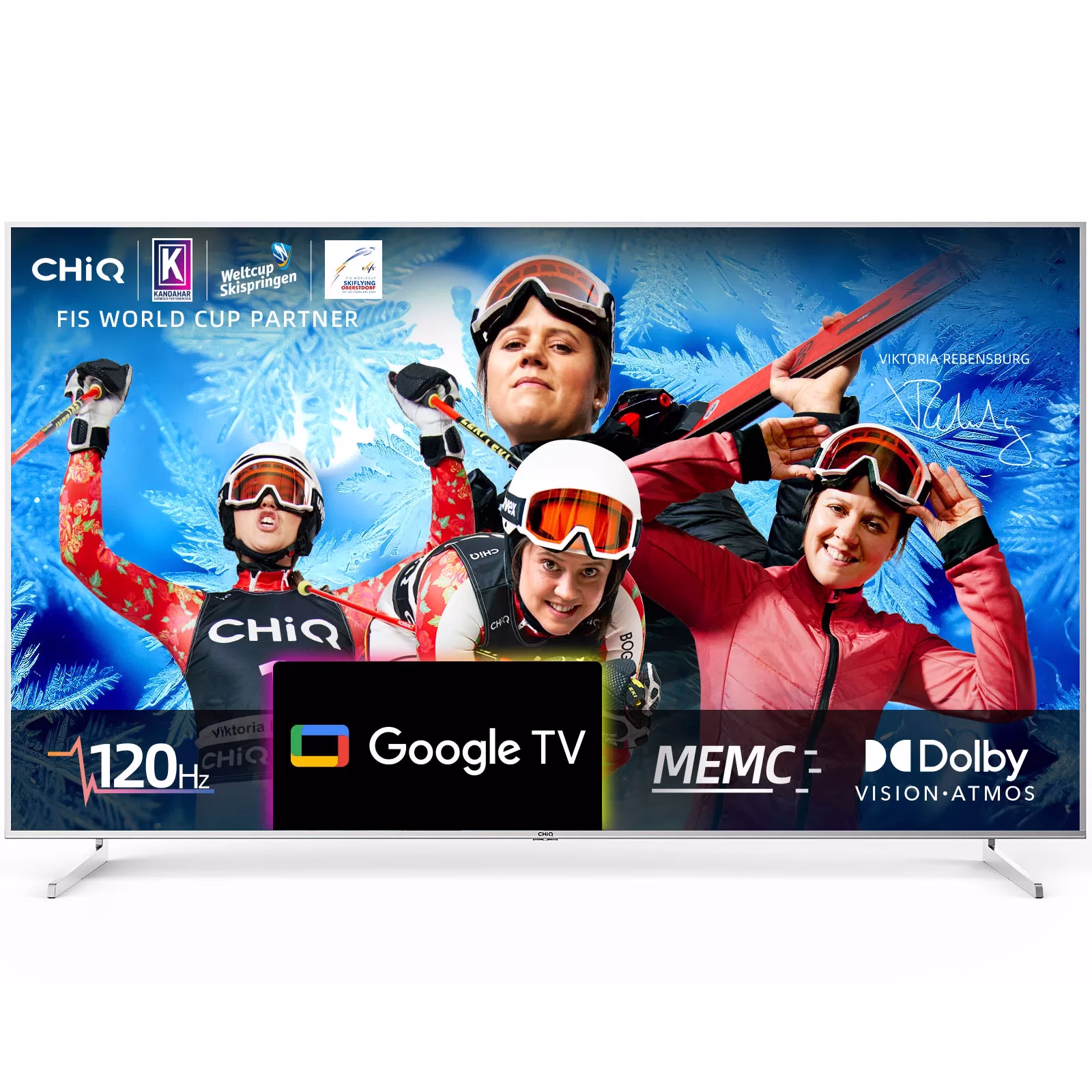 CHiQ 85 Inch LED Smart Android Google TV | U85F8TG | HDR10 | Dolby Vision & Dolby Atmos