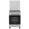 Electrolux Full Gas Cooker 60x60cm EKK6400Z9X; Electric Oven & Grill, Rotisserie, Oven Fan, Minute Minder – Silver