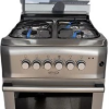Venus Cooker VC5531 3 Gas Burners, 1 Electric Plate 50x50cm; Auto Ignition, Grill, Electric Oven – Silver - Image 6
