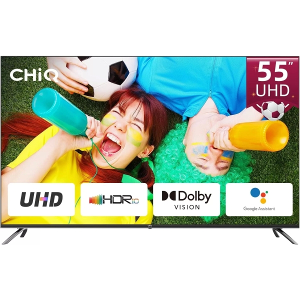 CHiQ 55 Inch LED UHD 4K Smart Android TV | U55G7P | Bluetooth | Free To Air