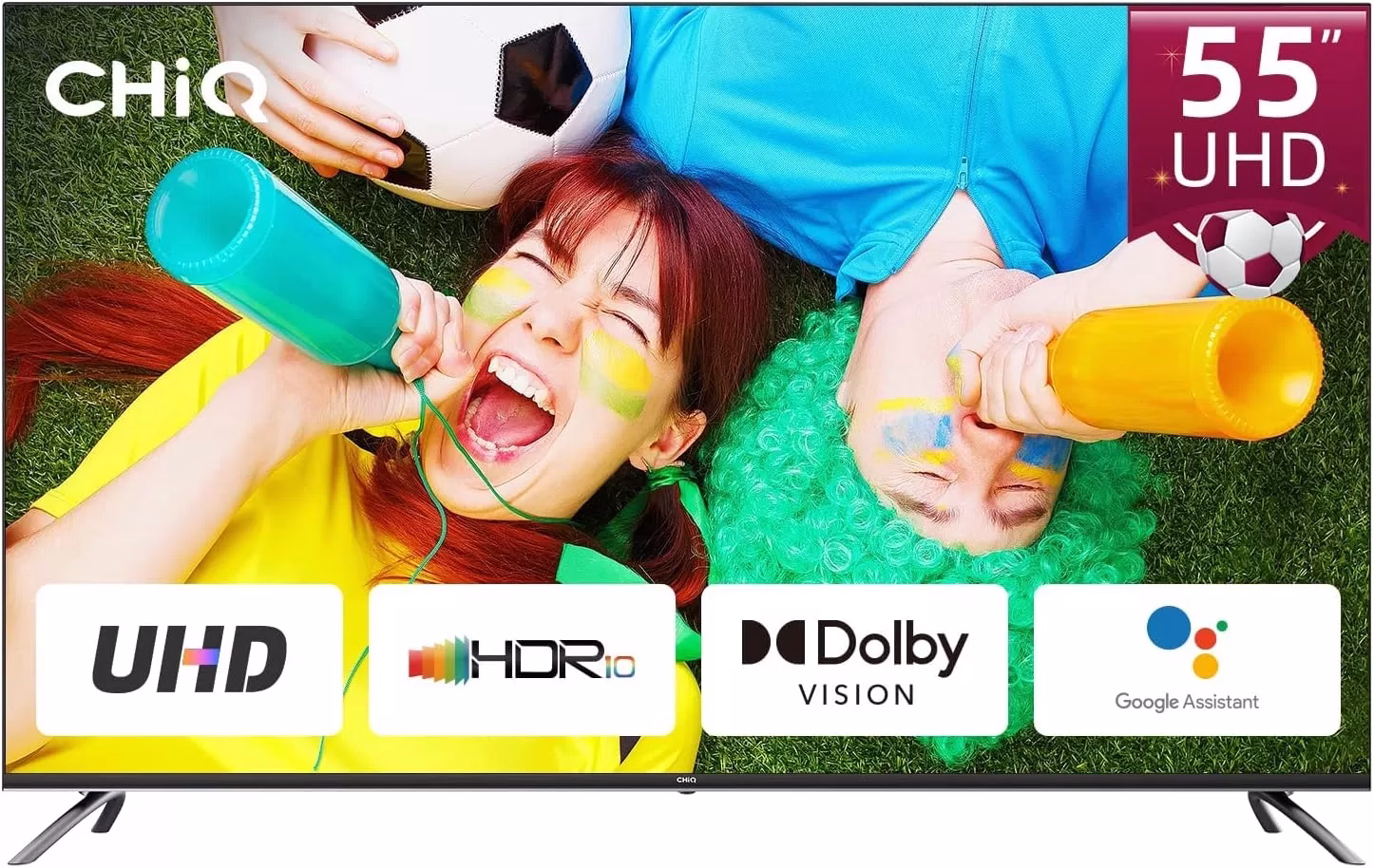 CHiQ 55 Inch LED UHD 4K Smart Android TV | U55G7P | Bluetooth | Free To Air