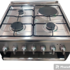 Electrolux Cooker 60x60cm 3 Gas Burners + 1 Electric Plate LKM6200IX; Electric Oven & Grill, Oven Fan, Rotisserie – Silver - Image 2